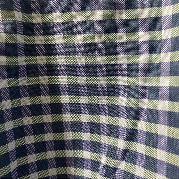 Members Mark Mens Long Sleeve Shirt Button Up Plaid Stretch Oxford XXL - Picture 5 of 6